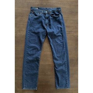 Levi's Premium 505 Regular Fit Performance Cool Men's Jeans Dark Wash 34 Waist